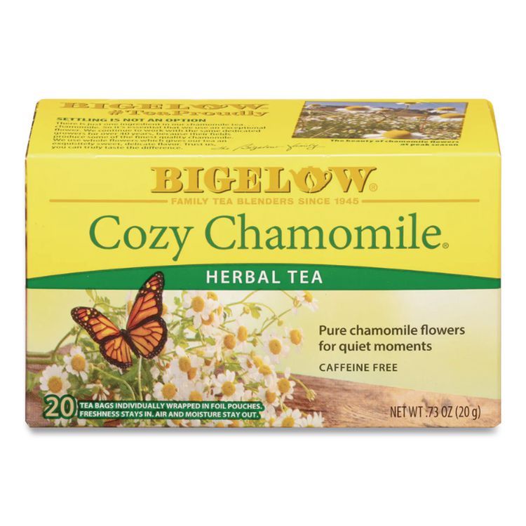 Single Flavor Tea, Cozy Chamomile, 28 Bags/box