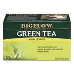 Green Tea With Lemon, Lemon, 0.34 Lbs, 28/box