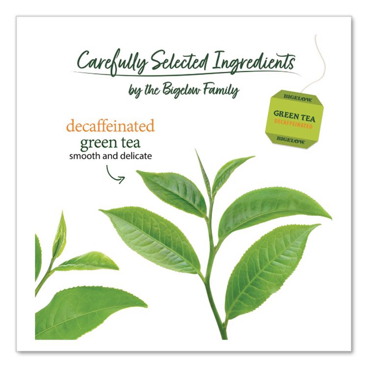 Decaffeinated Green Tea, Green Decaf, 0.34 Lbs, 28/box