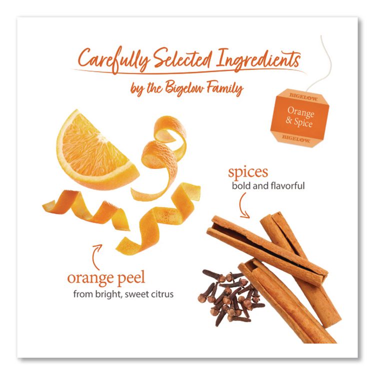 Orange And Spice Herbal Tea, 28/box