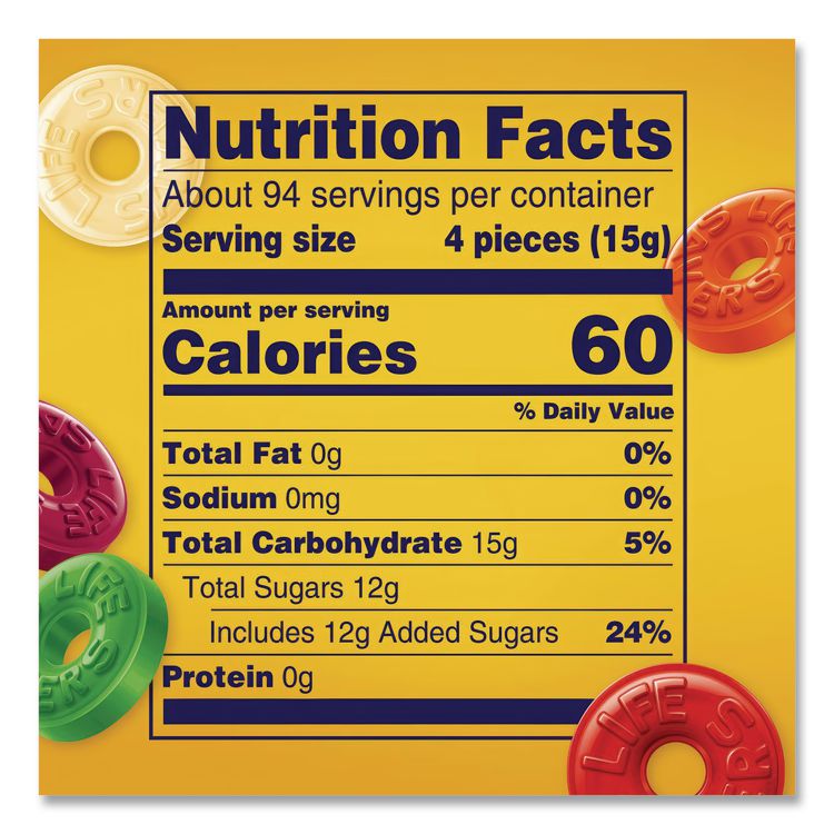 Hard Candy, Original Five Flavors, 50 Oz Bag