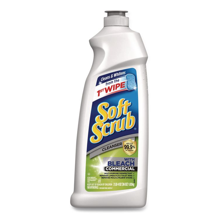 Cleanser With Bleach Commercial 36 Oz Bottle, 6/carton