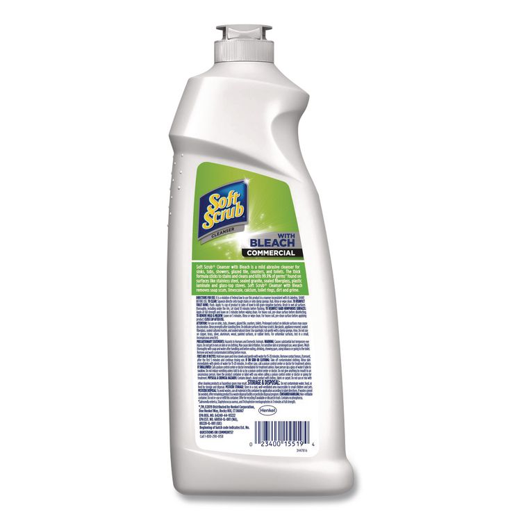 Cleanser With Bleach Commercial 36 Oz Bottle, 6/carton