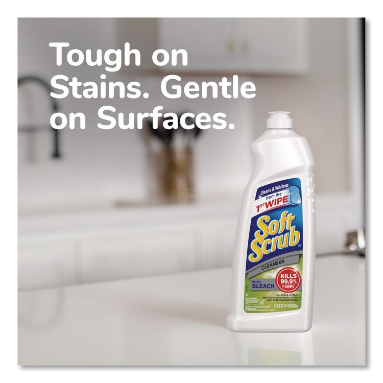 Cleanser With Bleach Commercial 36 Oz Bottle, 6/carton