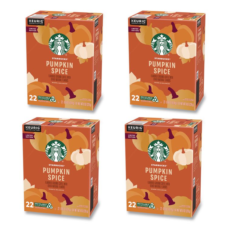Pumpkin Spice Coffee K-Cup, 22/Box