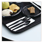Heavyweight Wrapped Polypropylene Cutlery, Knife, Plastic, Black, 1,000/Carton