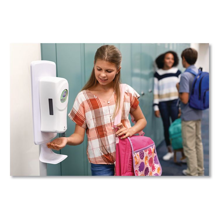 Antibacterial Gel Hand Sanitizer Refill For Fit Touch Free Dispenser, 1.2 L Bottle, Fragrance-Free, 3/carton