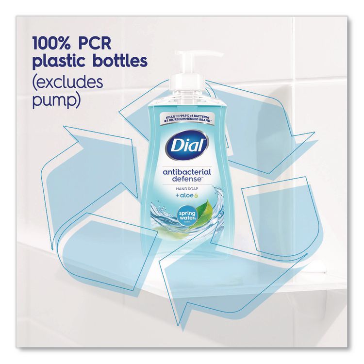 Antibacterial Liquid Hand Soap, Spring Water Scent, 11 oz, 12/Carton