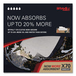 X70 Cloths, Flat Sheet, 16.6 x 14.9, White, 300/Carton