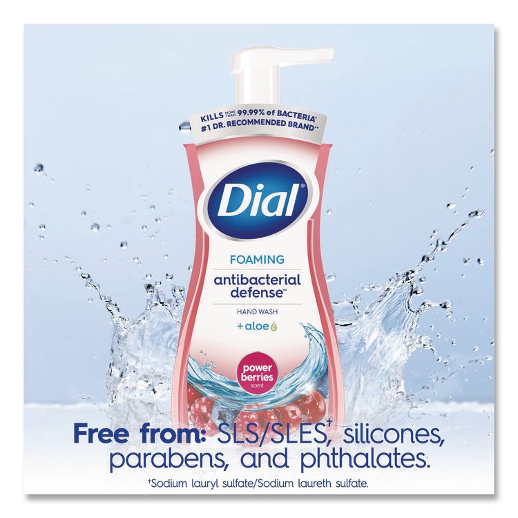 Antibacterial Foaming Hand Wash, Power Berries Scent, 10 oz, 8/Carton