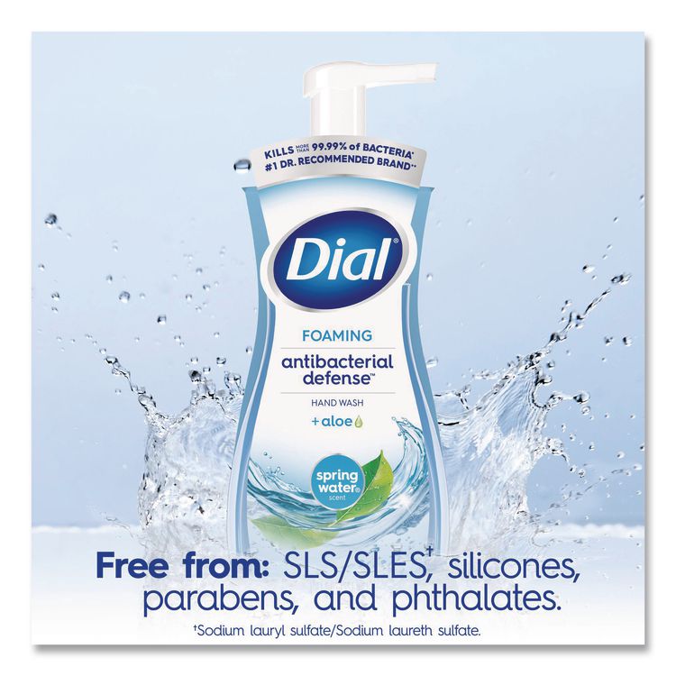 Antibacterial Foaming Hand Wash, Spring Water Scent, 10 oz, 8/Carton