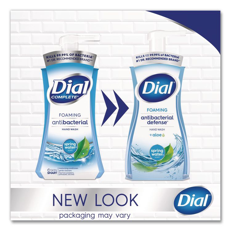 Antibacterial Foaming Hand Wash, Spring Water Scent, 10 oz, 8/Carton