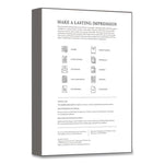 Parchment Specialty Paper, 65 lb Cover Weight, 8.5 x 11, Ivory, 100/Box