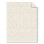 Parchment Specialty Paper, 65 lb Cover Weight, 8.5 x 11, Ivory, 100/Box