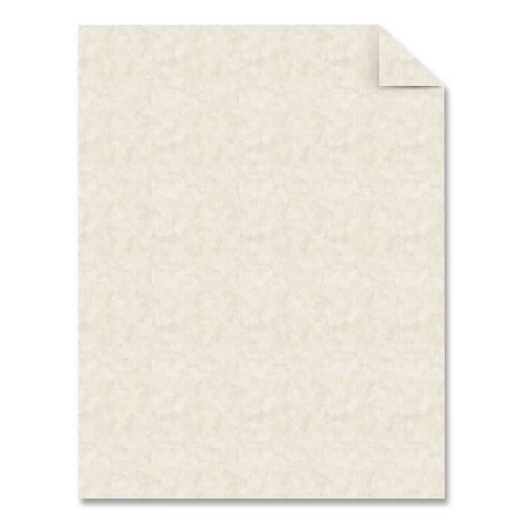 Parchment Specialty Paper, 65 lb Cover Weight, 8.5 x 11, Ivory, 100/Box
