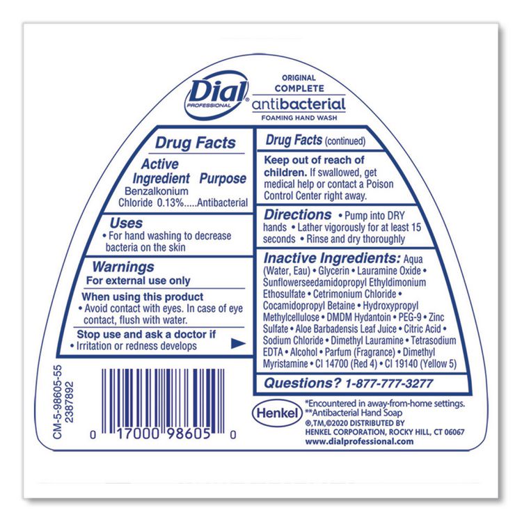 Antibacterial Foaming Hand Wash, Original Scent, 15.2 oz