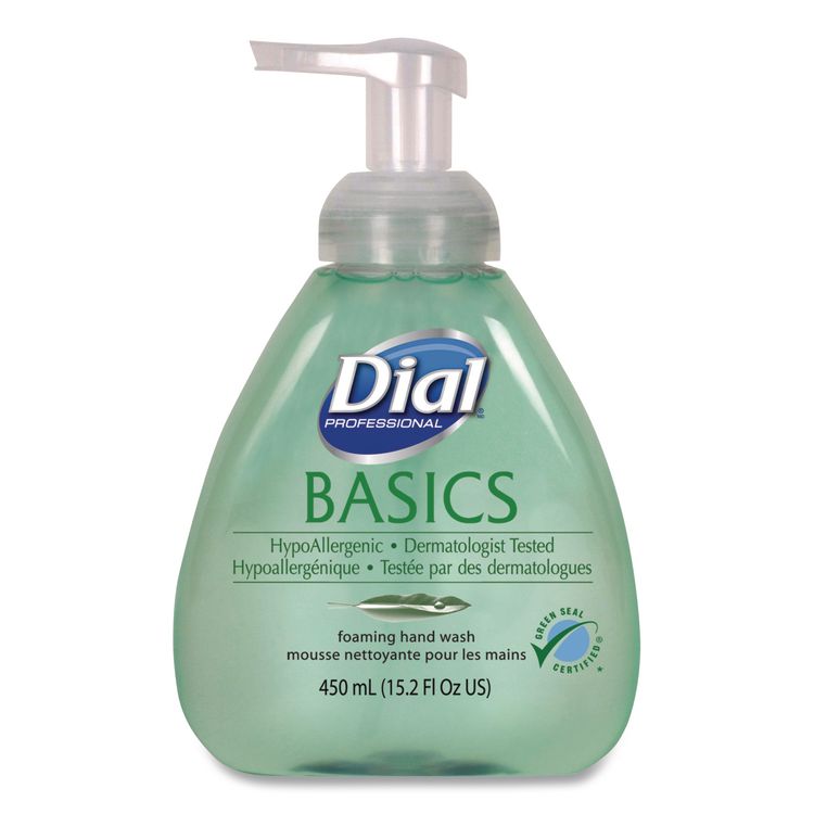 Basics Hypoallergenic Foaming Hand Wash, Honeysuckle Scent, 15.2 oz