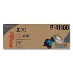 X70 Cloths, Flat Sheet, 16.6 x 14.9, White, 300/Carton