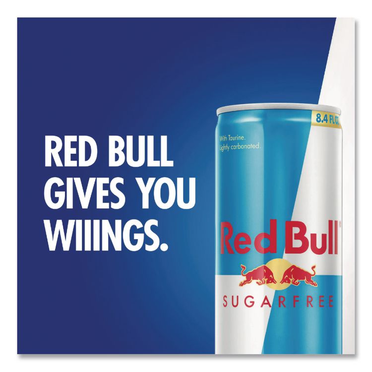 Energy Drink, Sugar-Free, 8.4 Oz Can, 24/carton