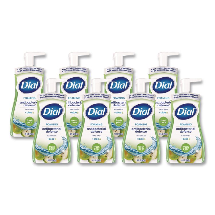 Antibacterial Foaming Hand Wash, Fresh Pear Scent, 10 oz, 8/Carton