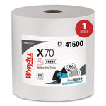 X70 Cloths, Jumbo Roll, Perf., 12.4 x 12.2, White, 870 Towels/Roll