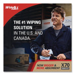 X70 Cloths, Jumbo Roll, Perf., 12.4 x 12.2, White, 870 Towels/Roll