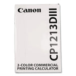 CP1213DIII 12-Digit Heavy-Duty Commercial Desktop Printing Calculator, Black/Red Print, 4.8 Lines/Sec