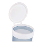 Adjustable Frosted Water Cup Dispenser, For 4 Oz To 10 Oz Cups, Blue