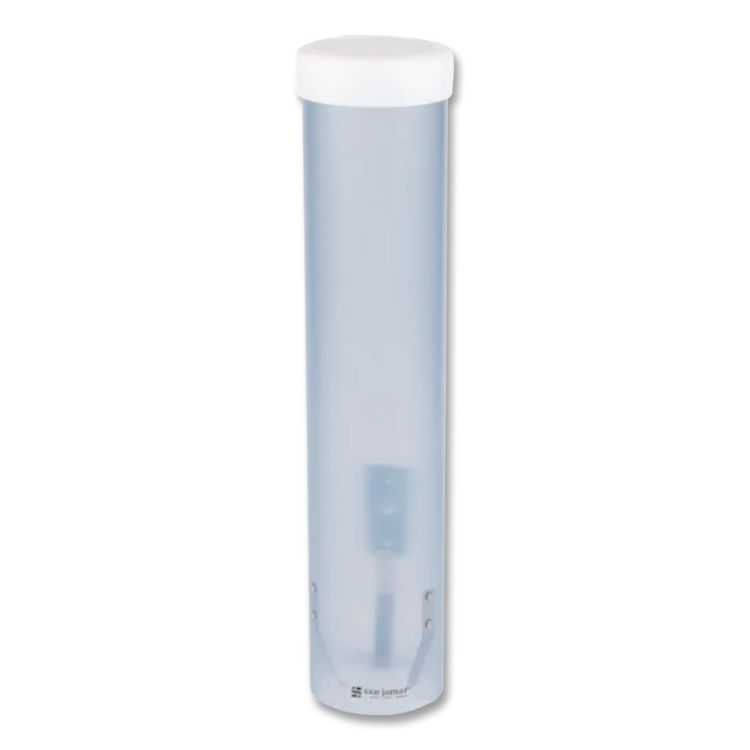 Adjustable Frosted Water Cup Dispenser, For 4 Oz To 10 Oz Cups, Blue