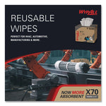 X70 Cloths, 12.5 x 16.8, White 200/Carton