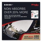 Power Clean X80 Heavy Duty Cloths, 1/4 Fold, 12.5 x 12, White, 50/Box, 4 Boxes/Carton