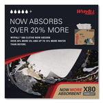 X80 Cloths, HYDROKNIT, BRAG Box, 11.1 x 16.8, White, 160/Carton