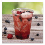 Bare Eco-Forward RPET Cold Cups, 16 oz to 18 oz, Plastic, Leaf Design, 50/Pack