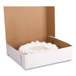 White One-Piece Non-Window Bakery Boxes, 9 x 9 x 2.5, White, Paper, 250/Carton