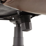 Alera Veon Series Executive High-Back Bonded Leather Chair, Supports Up To 275 Lb, Brown Seat/back, Bronze Base