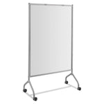 Impromptu Whiteboard Collaboration Screen, 36" x 60", White Surface, Gray Metal/Plastic Frame