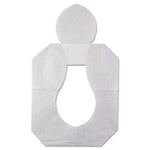 Health Gards Toilet Seat Covers, Half-Fold, 14.25 X 16.5, White, 250/pack, 10 Boxes/carton