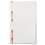 Food Service Towels, Cotton, 13 x 21, White/Red, 150/Carton