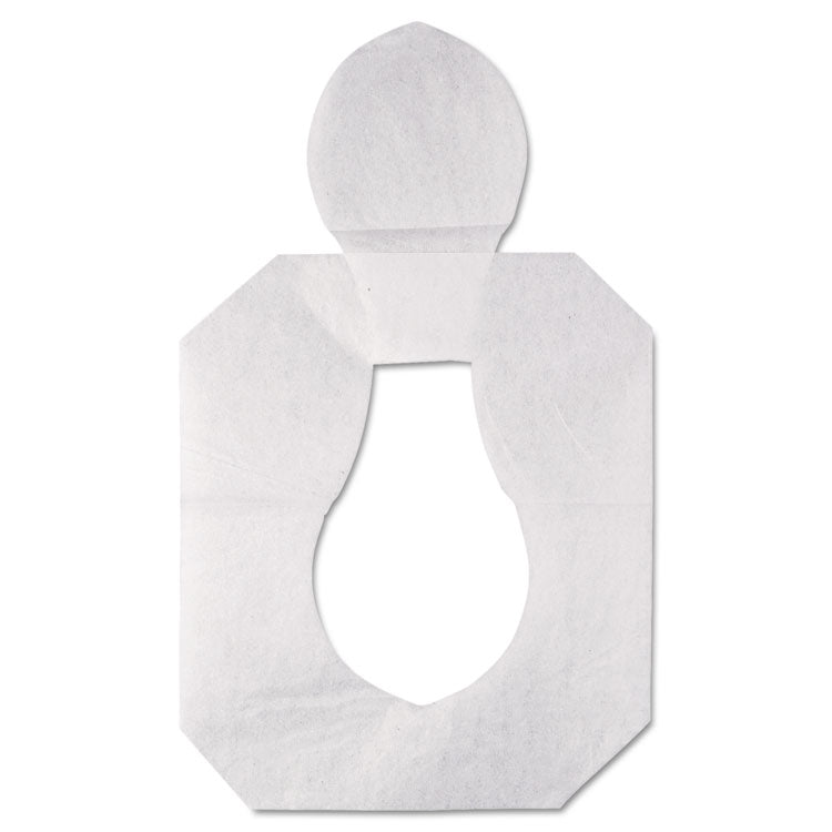 Health Gards Toilet Seat Covers, Half-Fold, 14.25 X 16.5, White, 250/pack, 4 Packs/carton
