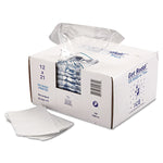 Ice Bags with Twist-Ties, Ice: Penguin Icon Labeling, 10 lb Capacity, 12" x 21", Clear, 1,000/Carton