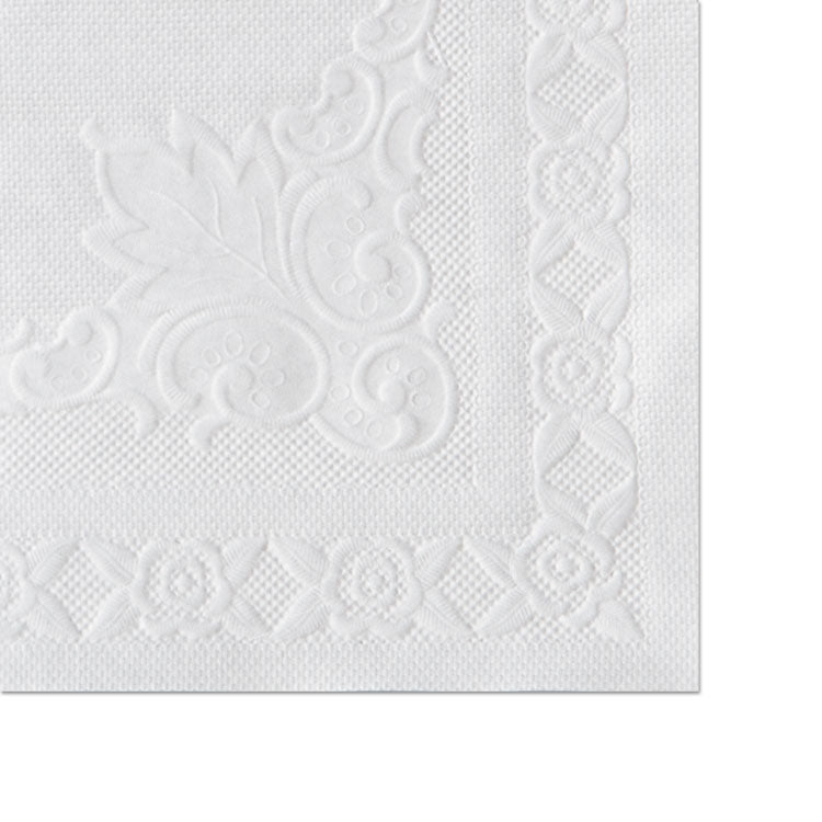 Classic Embossed Straight Edge Placemats, 10 X 14, White, 1,000/carton