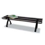 Mesh Off-Desk Shelf, 26.13 x 7 x 7, Black