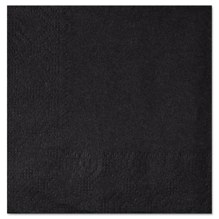 Beverage Napkins, 2-Ply, 9 1/2 X 9 1/2, Black, 1000/carton