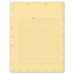 Medical Chart Index Divider Sheets, Untabbed, 11 x 8.5, Manila, 400/Box
