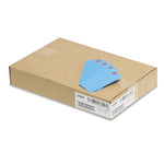 Unstrung Shipping Tags, 11.5 pt Stock, 4.75 x 2.38, Blue, 1,000/Box