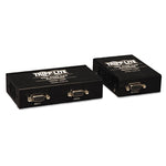 VGA Over CAT5/CAT6 Extender Kit, Box-Style Transmitter/Receiver, Range Up to 1,000 ft