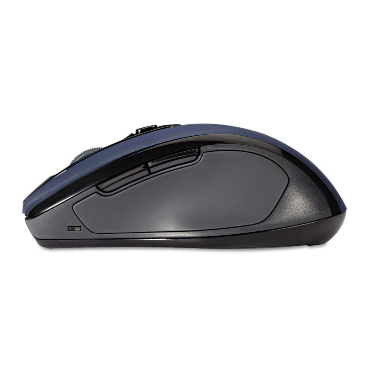 Pro Fit Mid-Size Wireless Mouse, 2.4 Ghz Frequency/30 Ft Wireless Range, Right Hand Use, Sapphire Blue