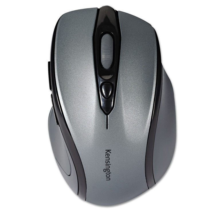 Pro Fit Mid-Size Wireless Mouse, 2.4 Ghz Frequency/30 Ft Wireless Range, Right Hand Use, Gray