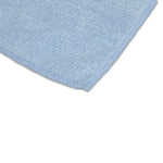 Large-Sized Microfiber Towels Two-Pack, 15 X 15, Unscented, Blue, 2/pack