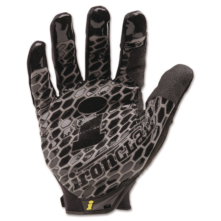 Box Handler Gloves, EN388: 3131, 9" Long, X-Large, Black, Pair